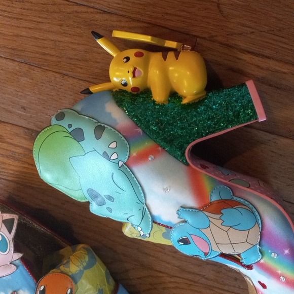 New Pokemon Party ADORABLE Irregular Choice Heels, size 41, US size 11.5 - Picture 3 of 14